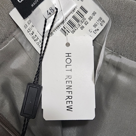 Giorgio Armany Size 14 Grey Lined Pencil Skirt - Picture 7 of 12